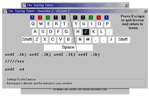 Analytical Eye Typing Tutor