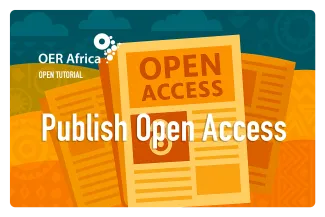 Display of newspapers with 'open access' printed on the front one